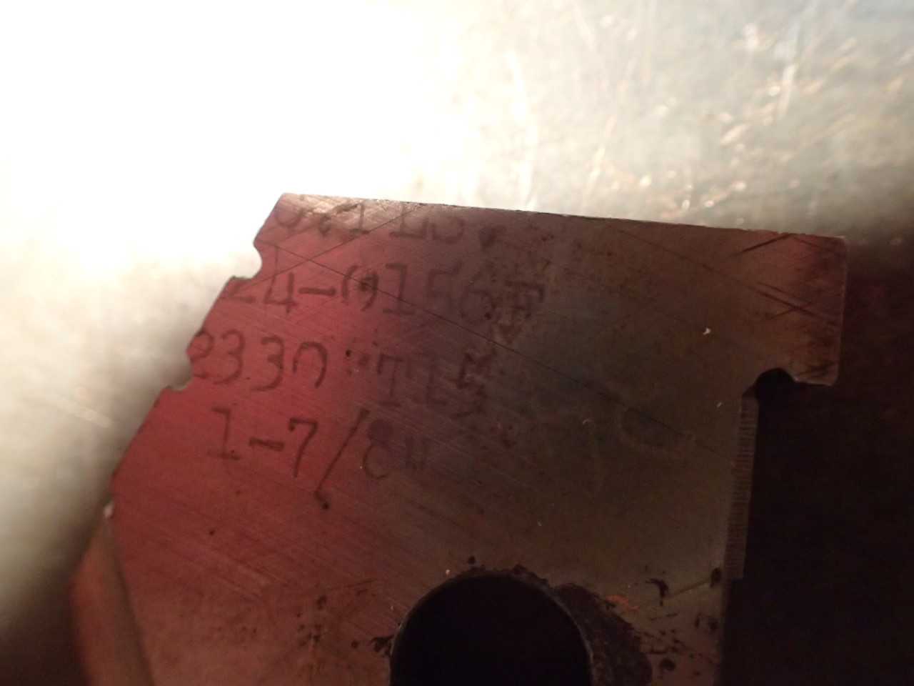 1-7/8" (1.875") AMEC, C-Series, Spade Drill Insert: HSS, Used in Good Condition - MACHINING EQUIPMENT PARTS