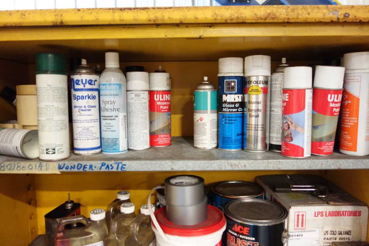 EAGLE FIRE STORAGE CABINET WITH CONTENTS - TOOL STORAGE