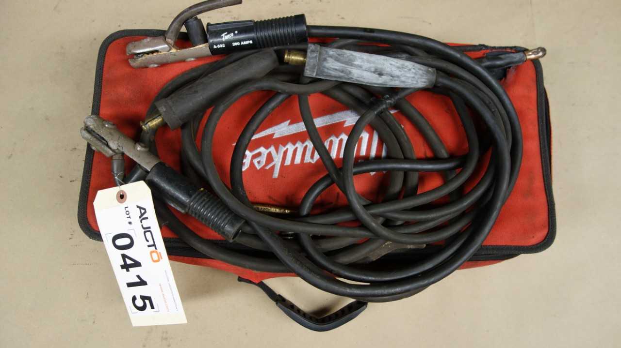 LOT OF WELDING LEADS ARCAIR K4000 TWECO A-532 - WELDING EQUIPMENT