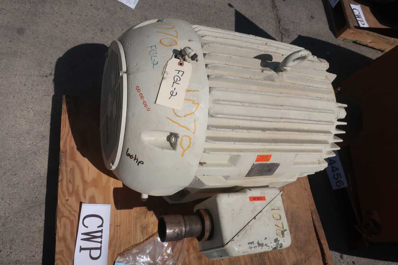 ALLIS-CHALMERS MOTOR MODEL 143 60HP 460V 3PH 1170RPM - ELECTRIC MOTORS