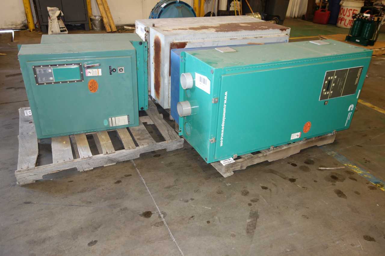 3 PALLETS OF CUMMINS ELECTRICAL ENCLOSURES WITH CONTENTS - ELECTRICAL ENCLOSURES