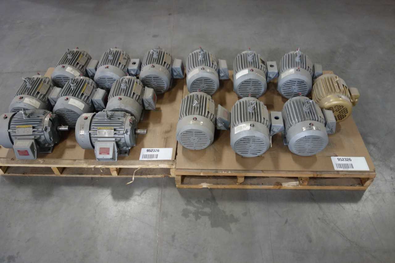 2 PALLETS OF ASSORTED ELECTRIC MOTORS - ELECTRIC MOTORS