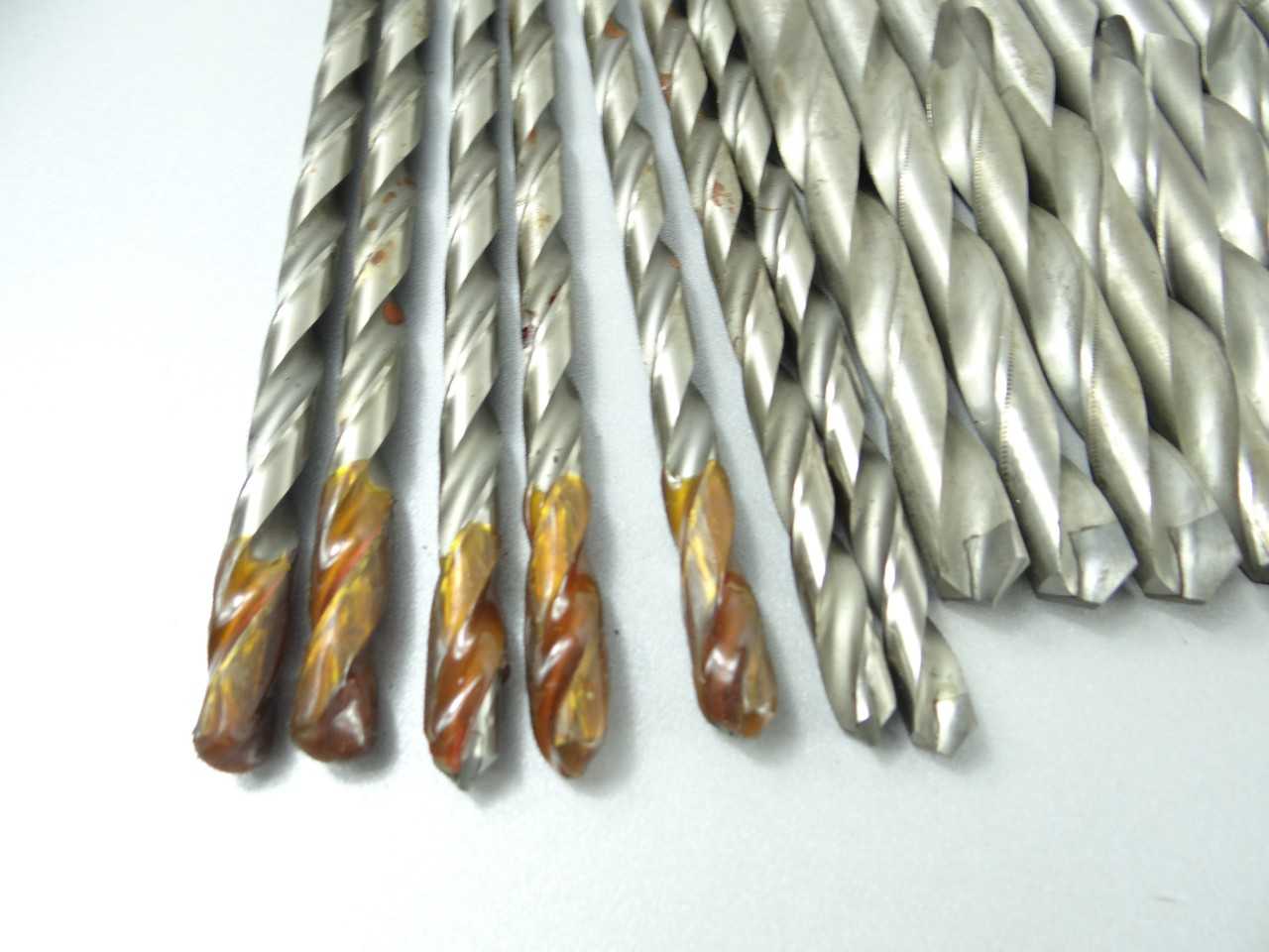Lot of 21 Carbide Tipped Tang Shank Drills - MACHINING EQUIPMENT PARTS