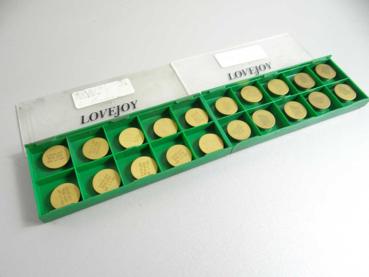 New Lot of 20 Lovejoy Solid Carbide Indexable Inserts RDE 63V - MACHINING ACCESSORIES & TOOLING