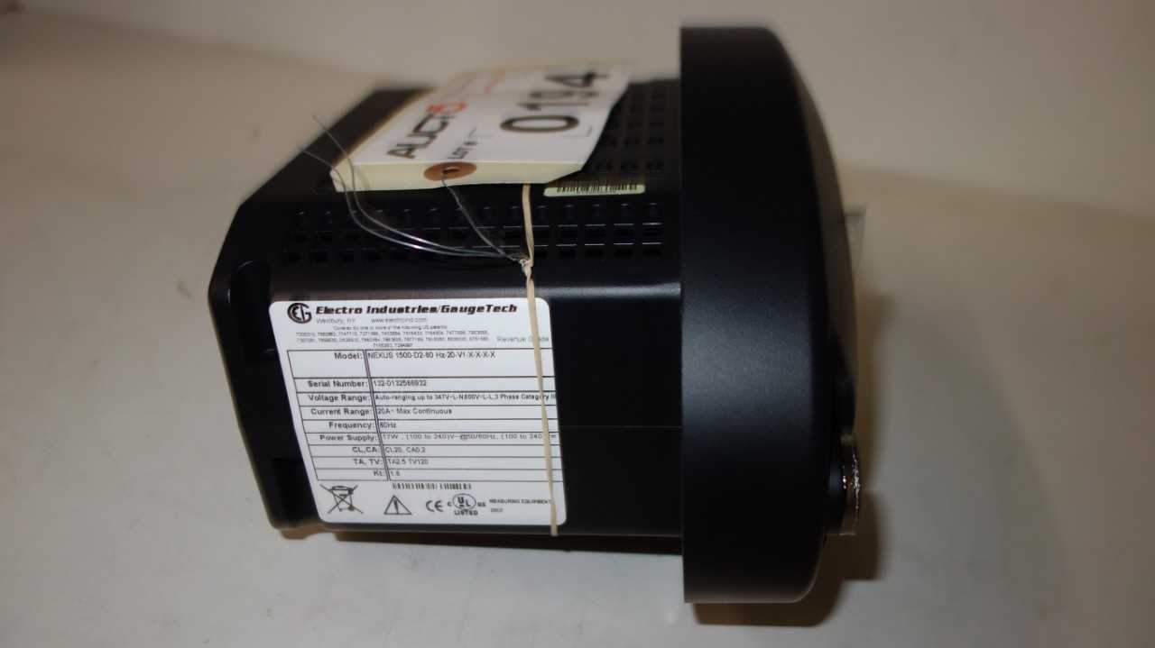 ELECTRO INDUSTRIES NEXUS 1500-D2-60 POWER REVENUE METER - INDUSTRIAL PARTS