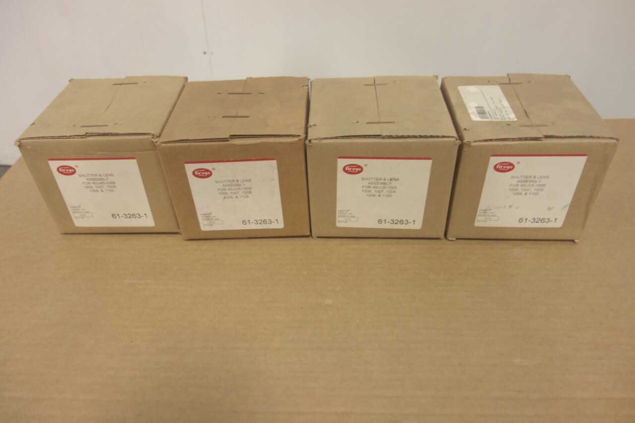 LOT 4 FIREYE SHUTTER LENS ASSEMBLIES - AUTOMATION & CONTROLS LOT 4 FIREYE SHUTTER LENS ASSEMBLIES - AUTOMATION & CONTROLS