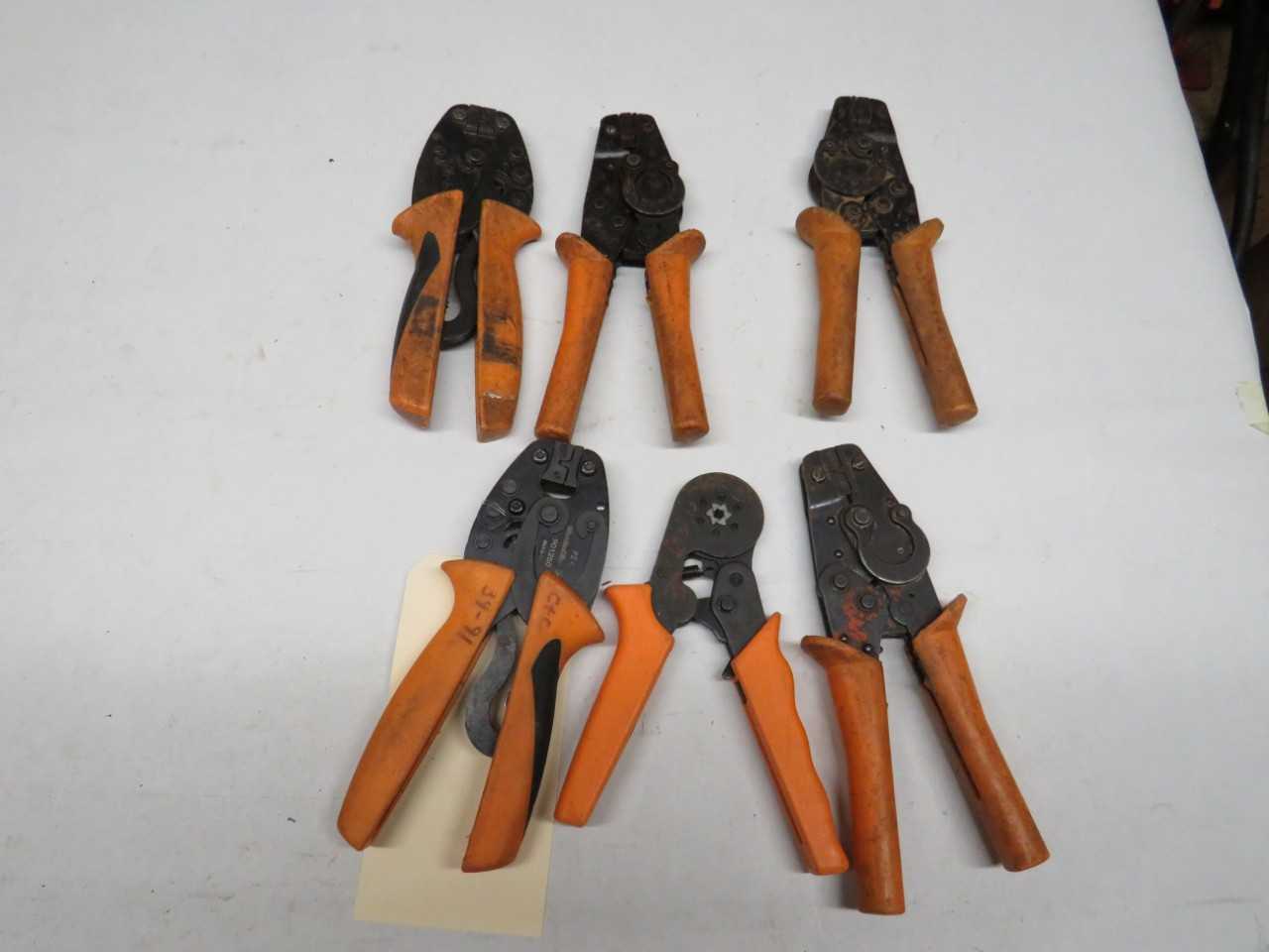 LOT OF 6 WIEDMULLER FERRULE TOOLS - ELECTRIC POWER TOOLS