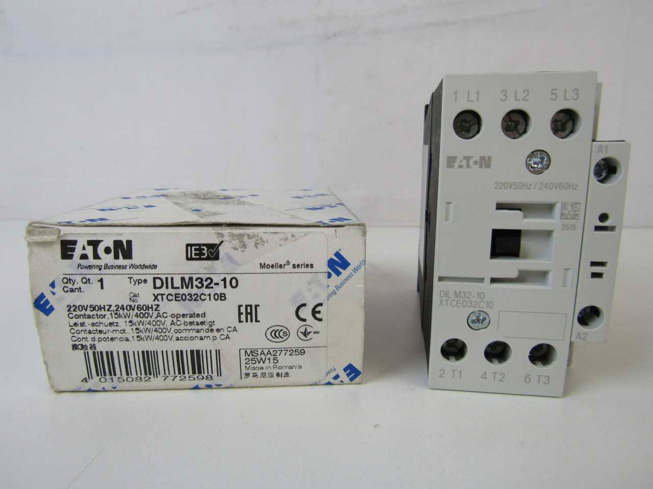 Quantity of 6x XTCE032C10B Contactors - CONTACTORS