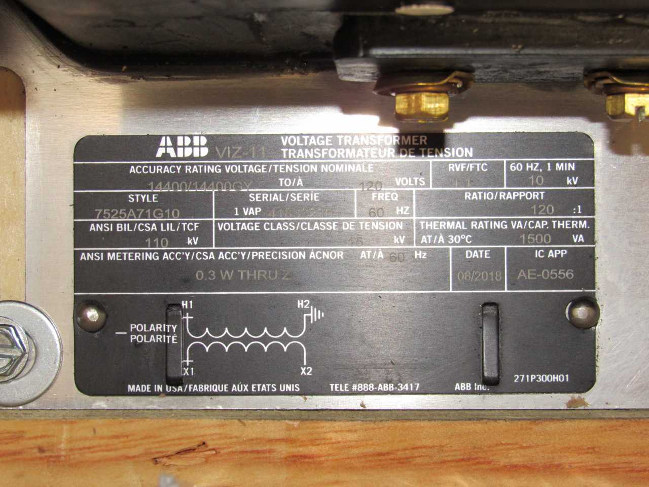 ABB transformer - CONTROL TRANSFORMERS