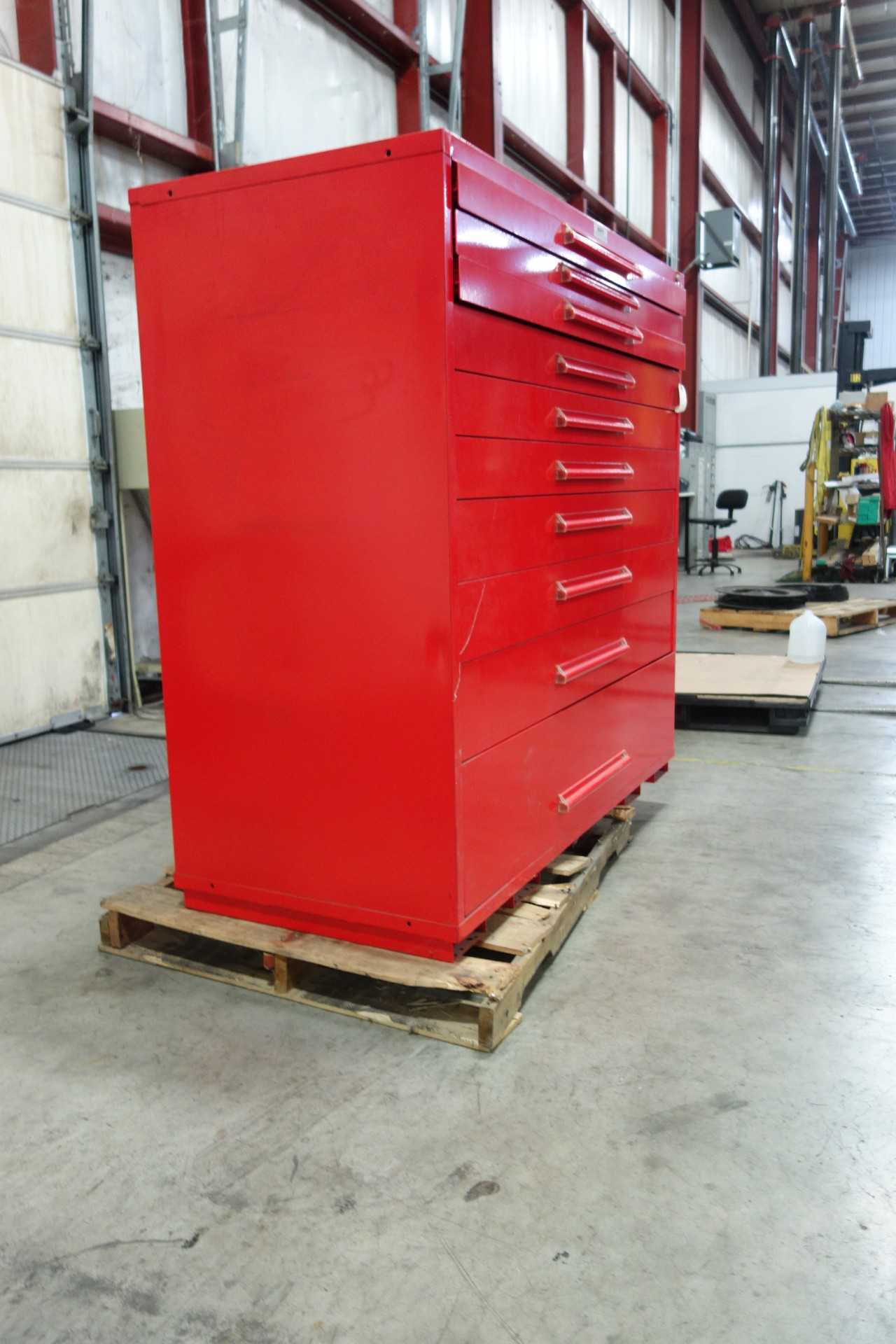 EQUIPTO 10 DRAWER TOOL CABINET - TOOL STORAGE