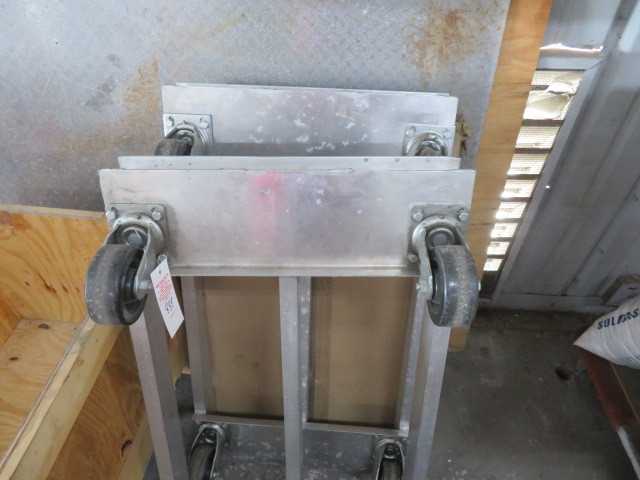 Aluminum Cart on Wheels (2) - MISCELLANEOUS