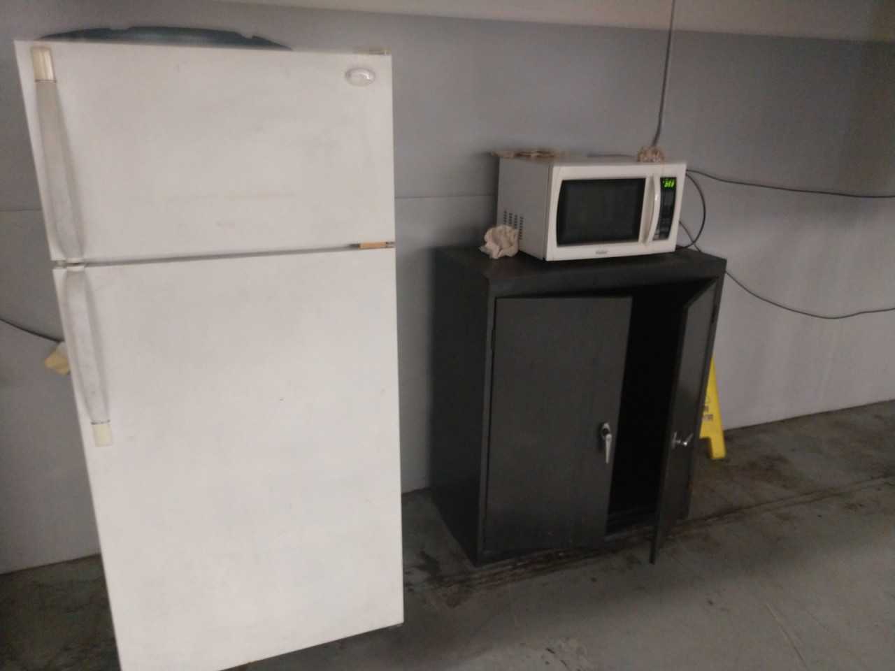 Flat Screen TV, Cabinet and Refrigerator, Microwave - MISCELLANEOUS