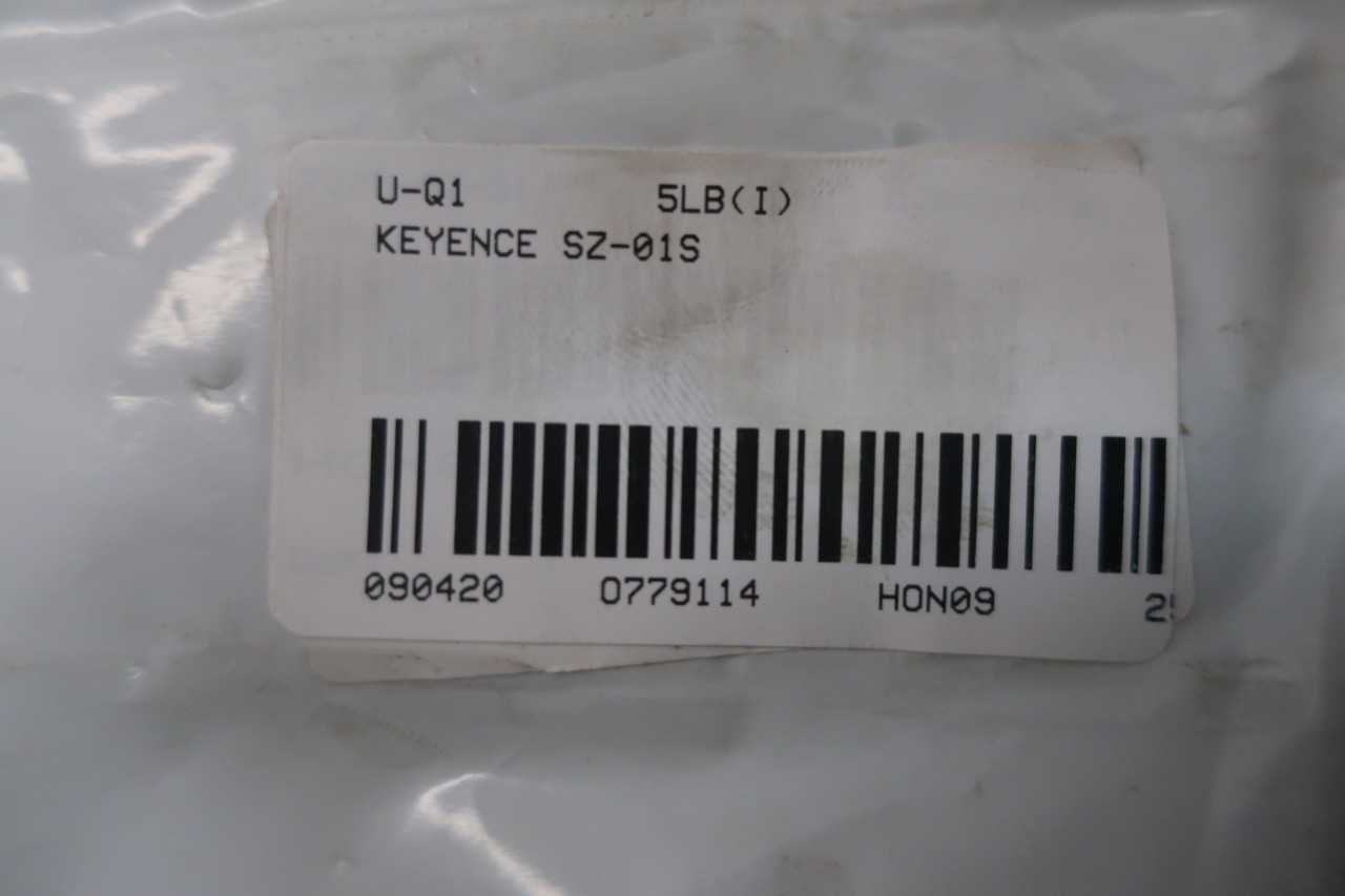 KEYENCE SZ-01S SAFETY SCANNER LASER SENSOR - INSTRUMENTATION