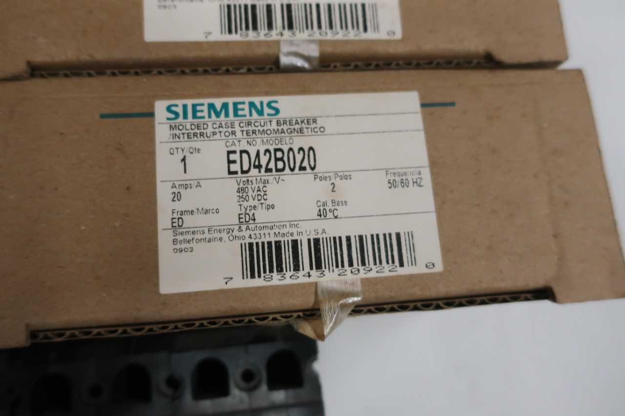 LOT OF 15 ASSORTED SIEMENS CIRCUIT BREAKERS - CIRCUIT BREAKERS