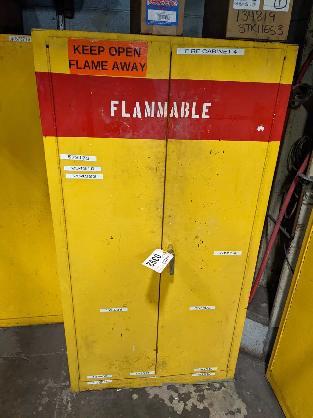 JUSTRITE FLAMMABLE STORAGE CABINET - TOOL STORAGE