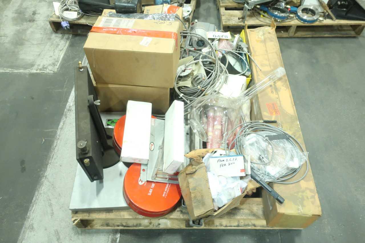 3 PALLETS OF ASSORTED INSTRUMENTATION FLOW METERS GAUGES - MISCELLANEOUS
