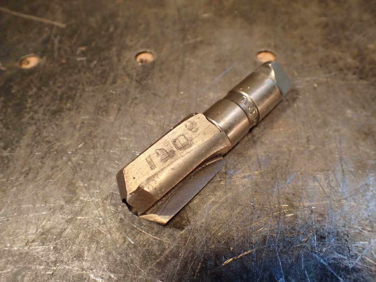 101-9075 3/4" 90 Degree Counterbore: 1/4" Pilot Hole, 9/16" #1 Pin Drive Shank - HOLEMAKING TOOLS