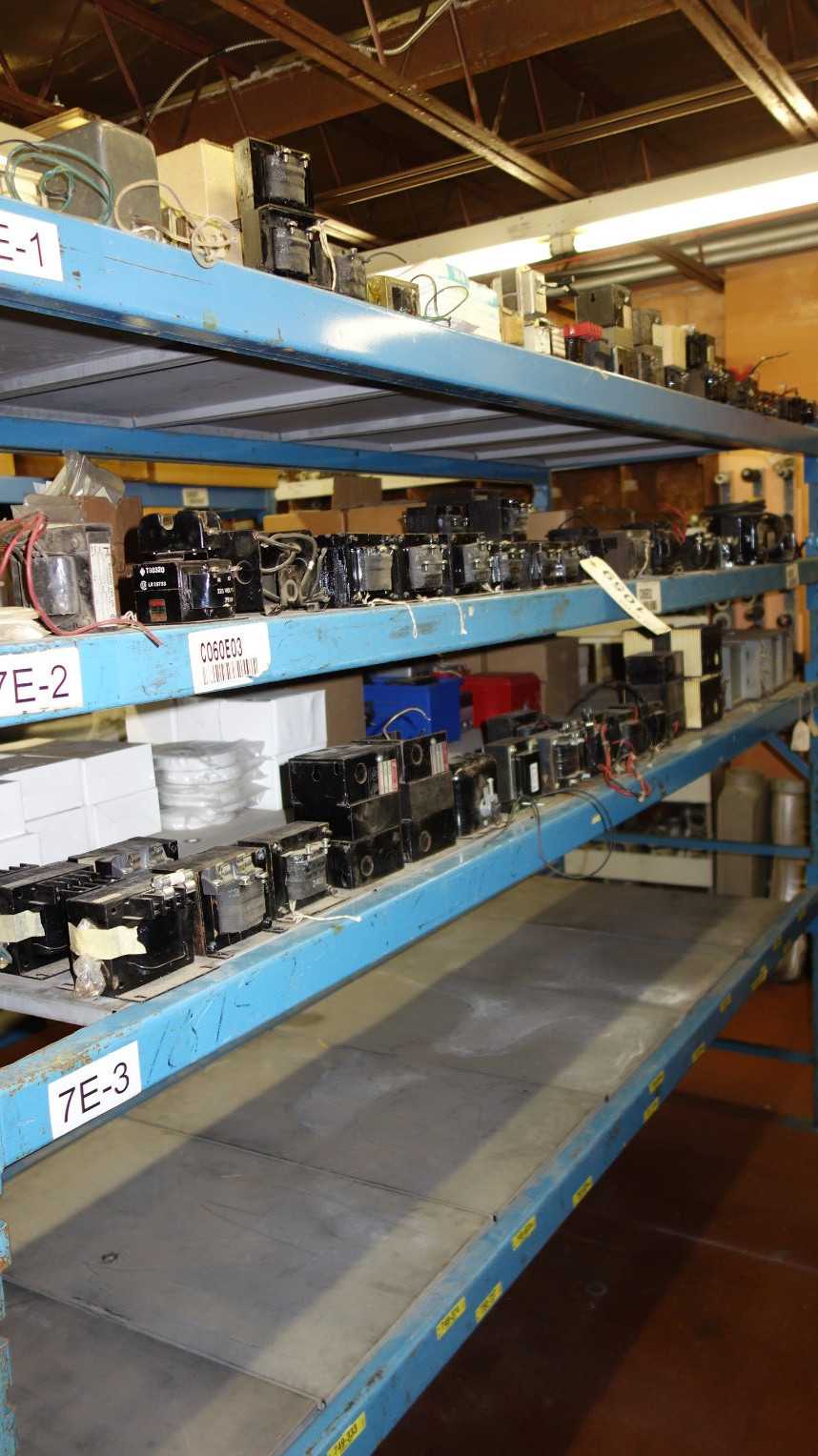 CONTENTS OF 3 SHELVES, ASSORTED TRANSFORMERS - CONTROL TRANSFORMERS
