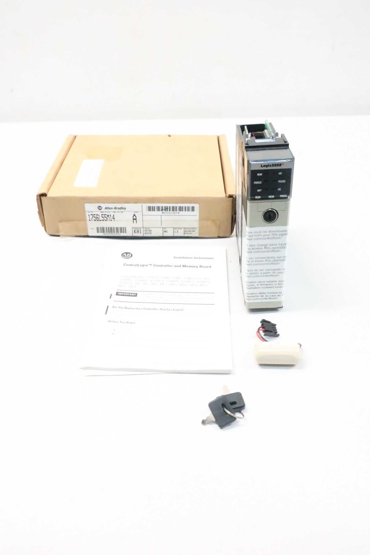 ALLEN BRADLEY 1756-L55M14 PROCESSOR UNIT - AUTOMATION & CONTROLS
