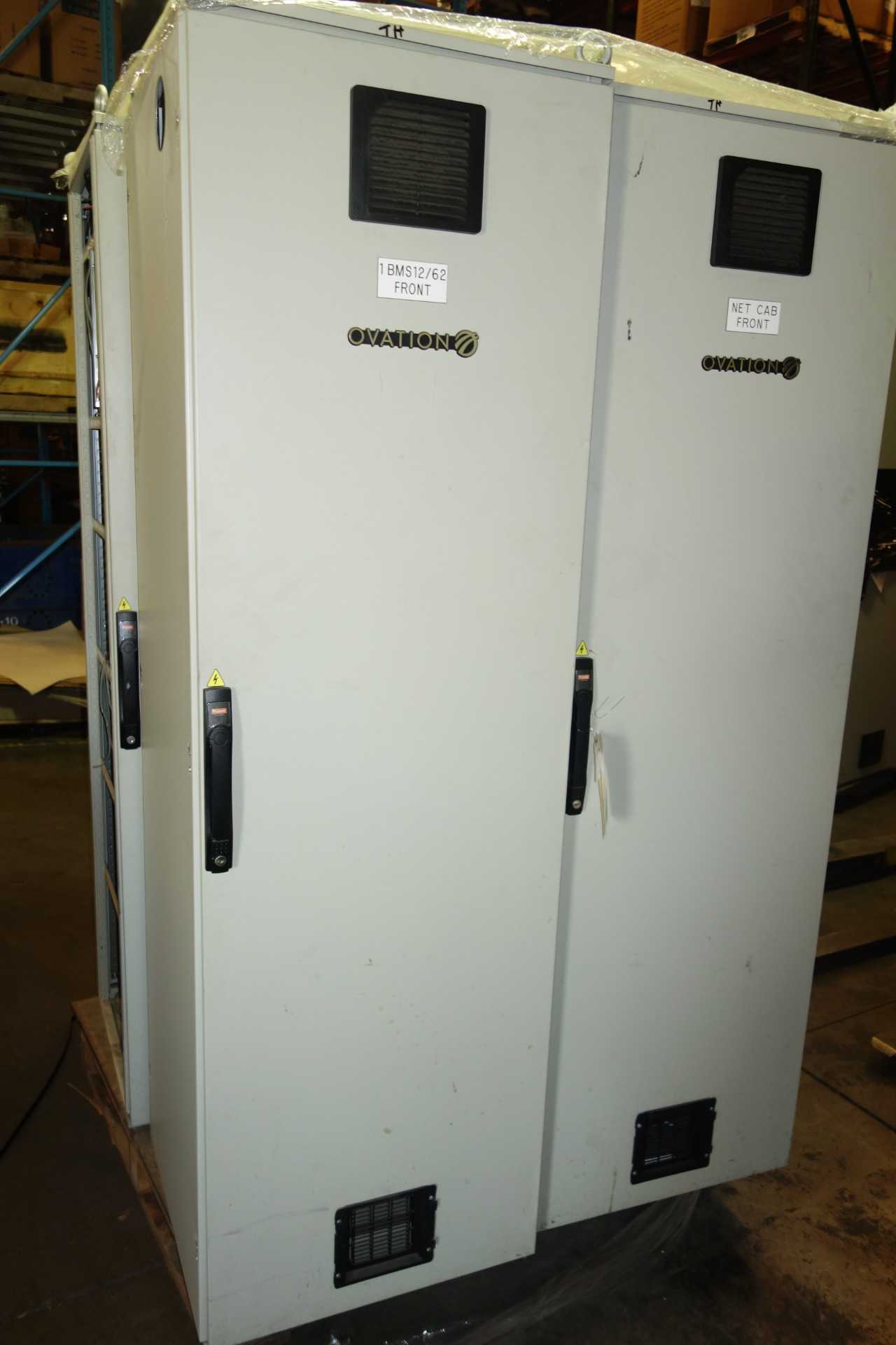 HOFFMAN ENCLOSURE 23X24X80 WITH ASSORTED OVATION COMPONENTS - INDUSTRIAL PARTS