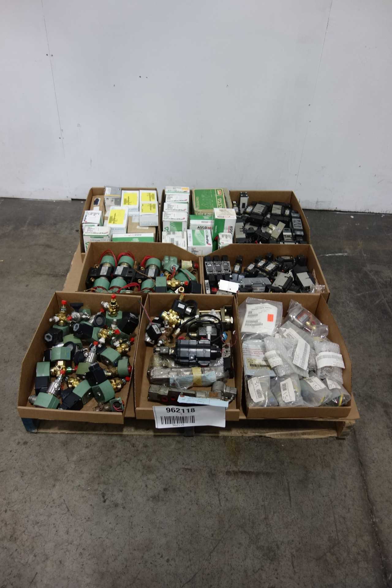 PALLET OF ASSORTED SOLENOID VALVES - SOLENOID VALVE
