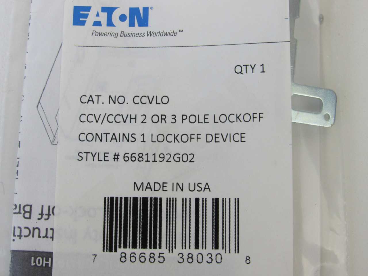 Lot of Quantity 40x CCVLO MCB Handle Lockoffs - MACHINING ACCESSORIES & TOOLING