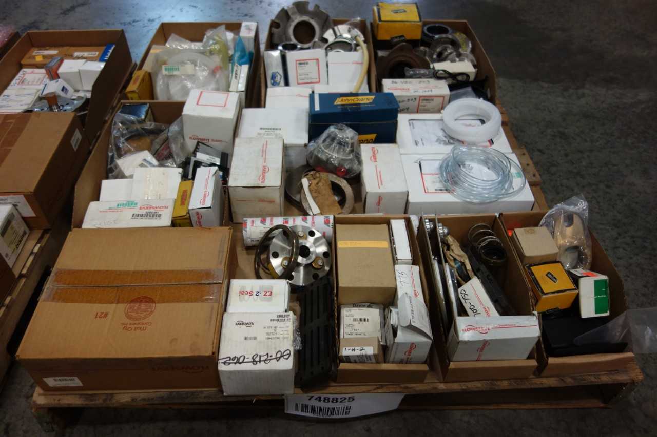 2 PALLETS OF ASSORTED PUMP PARTS & ACCESSORIES, REPLACEMENT PART KITS- JOHN CRANE, CHESTERTON - POWER TRANSMISSION