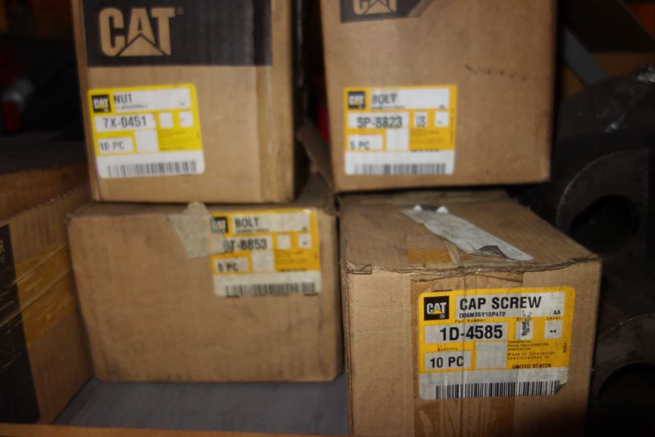 CONTENTS OF SHELVING, CAT HEAVY EQUIPMENT PARTS - SHELVING