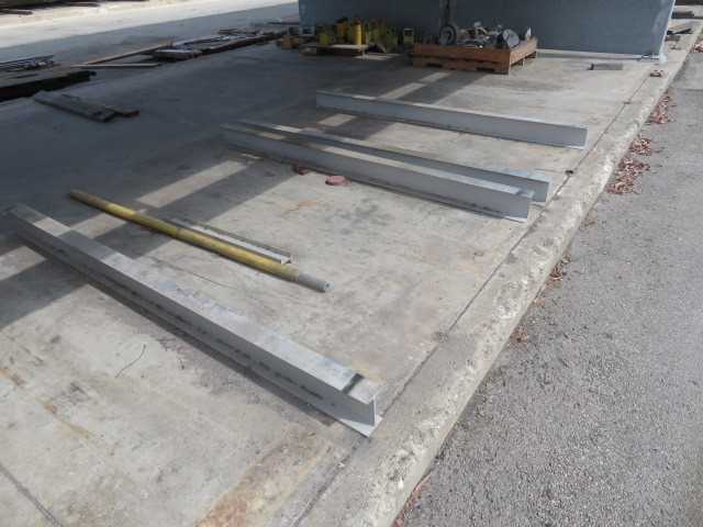 Lot of (14) Aluminum I Beams - MATERIAL HANDLING