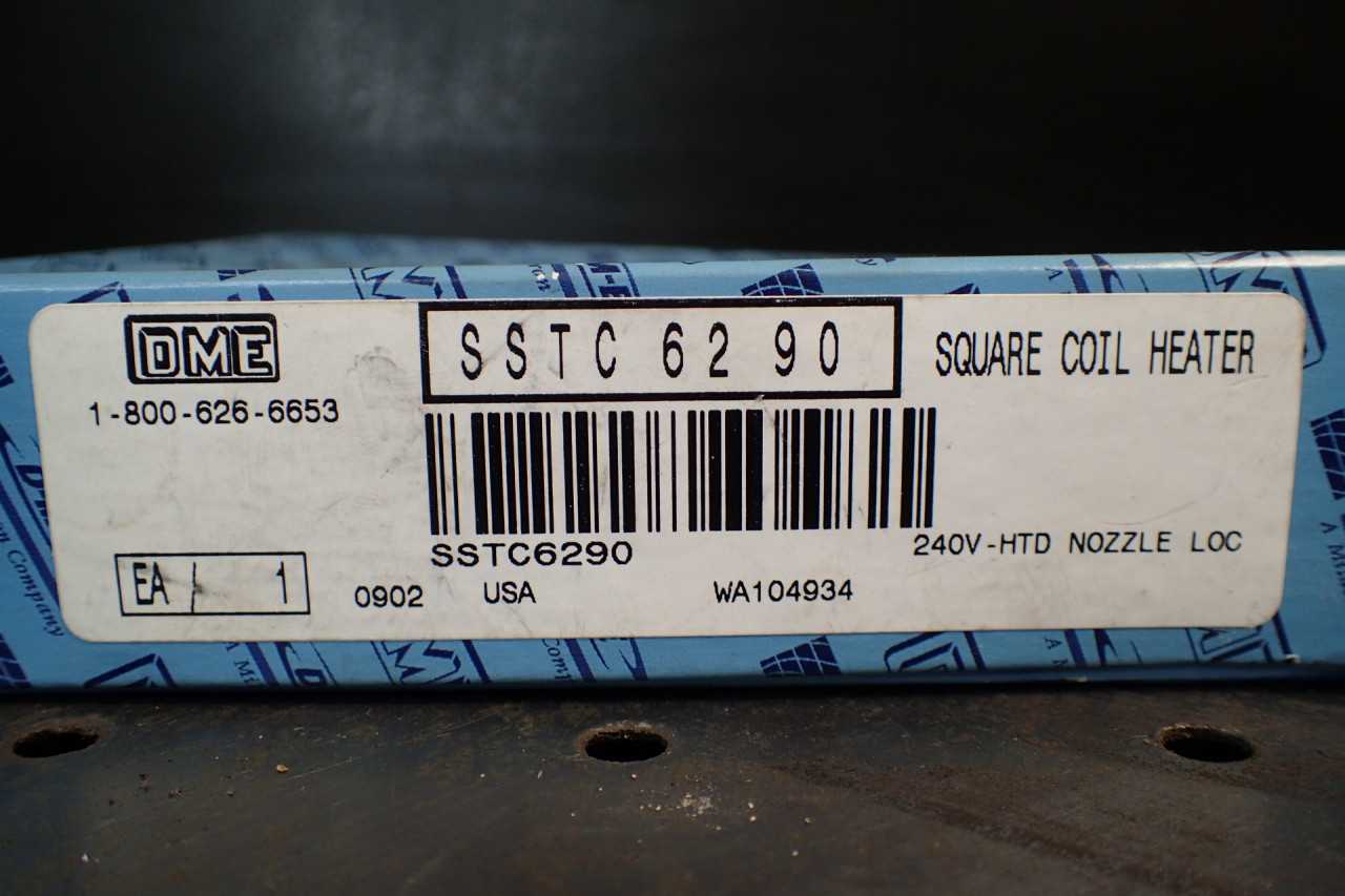 DME SSTC-62-90 Square Coil Heater Heated Nozzle Locator 240V NEW! - ELECTRICAL PARTS
