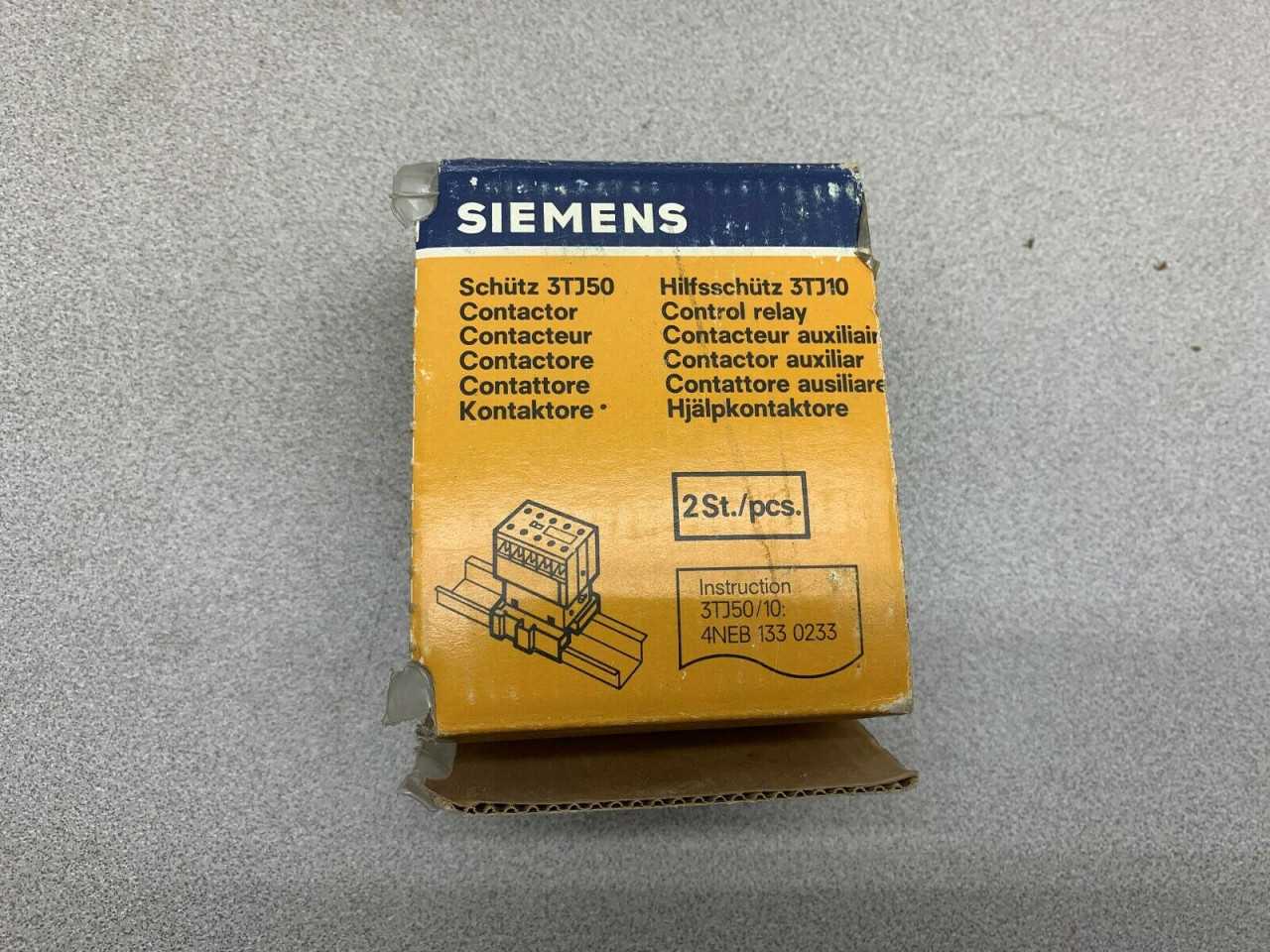 NEW IN BOX SIEMENS CONTACTOR 3TJ10 02-0BB4 - CONTACTORS