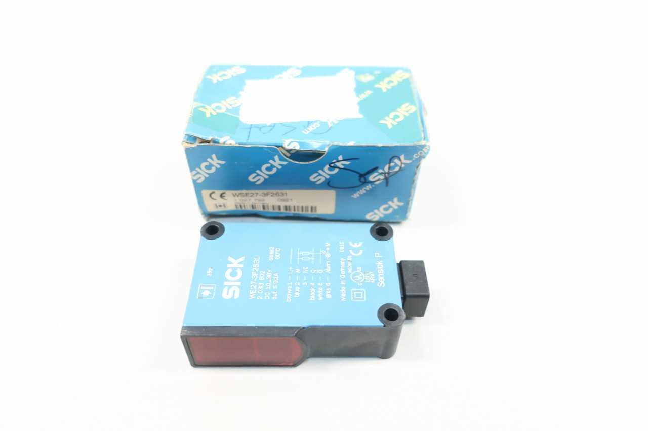 SICK WE27-3F2631 10-30V-DC PHOTOELECTRIC SENSOR - INSTRUMENTATION SICK WE27-3F2631 10-30V-DC PHOTOELECTRIC SENSOR - INSTRUMENTATION