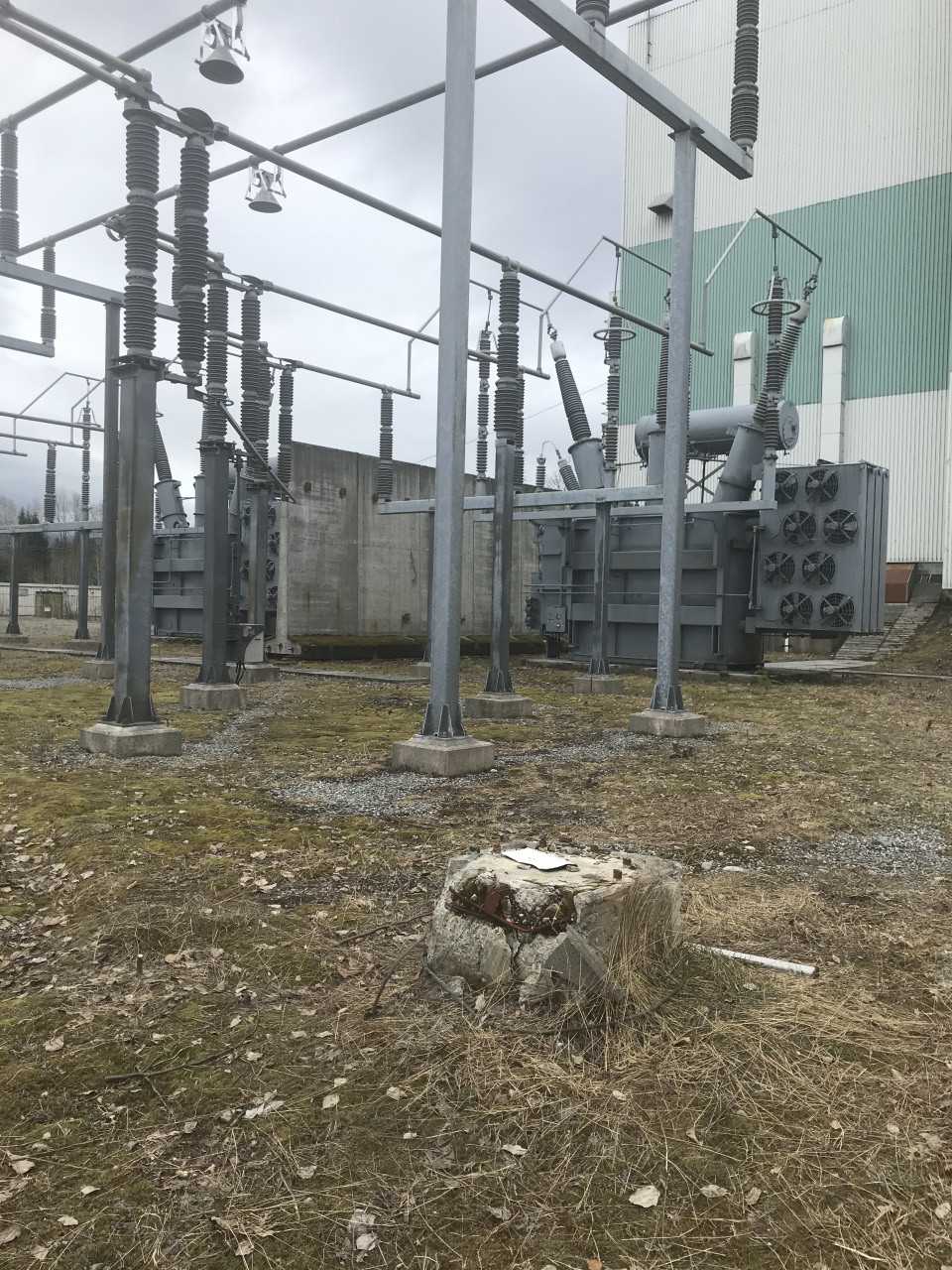 1988 Transelectrix Technology Inc 287,000V-AC(HV) 13800V-AC(LV) Oil Type Transformer - CONTROL TRANSFORMERS