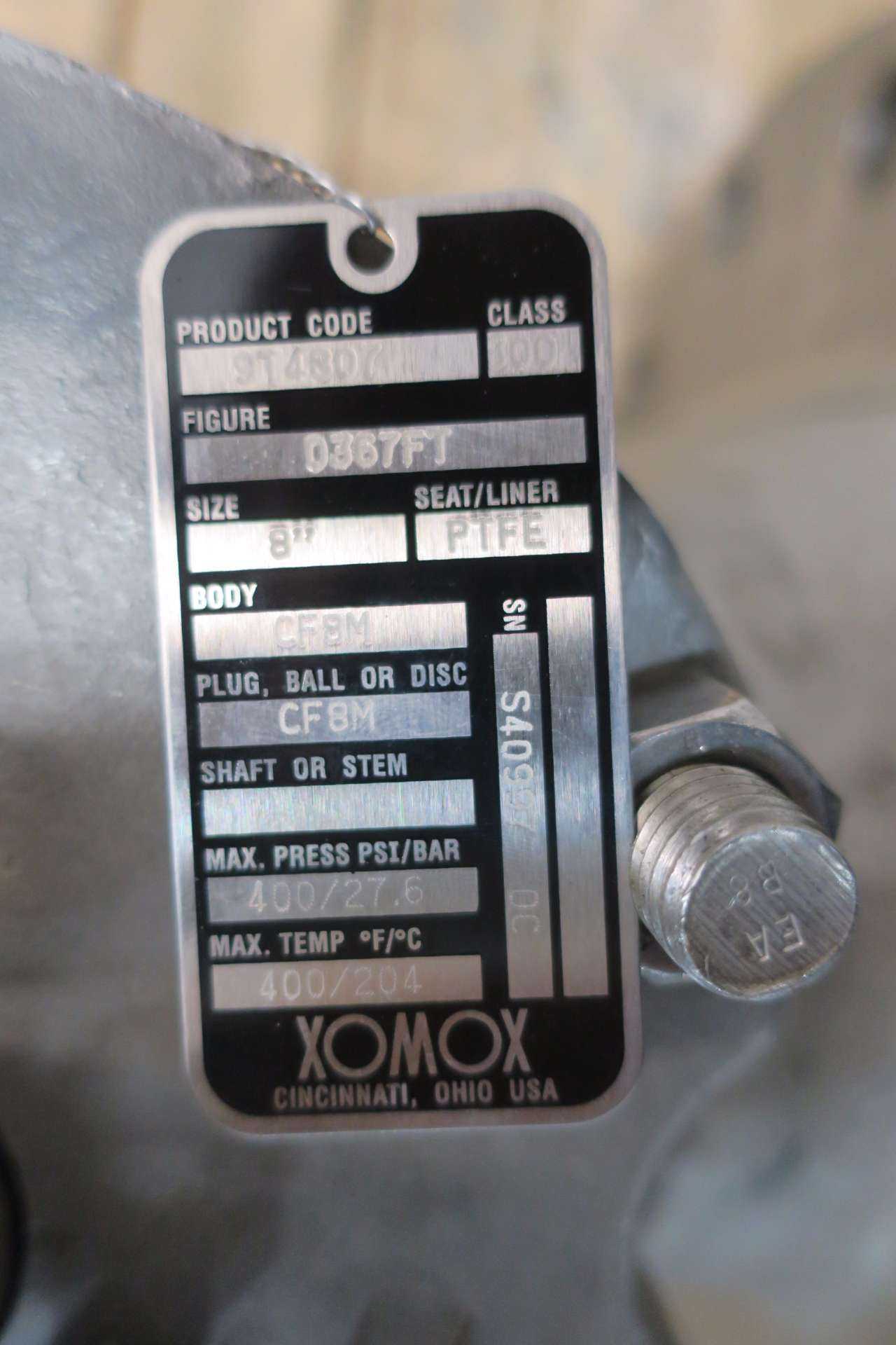 XOMOX 0367FT 300 8IN PLUG VALVE - PLUG VALVE