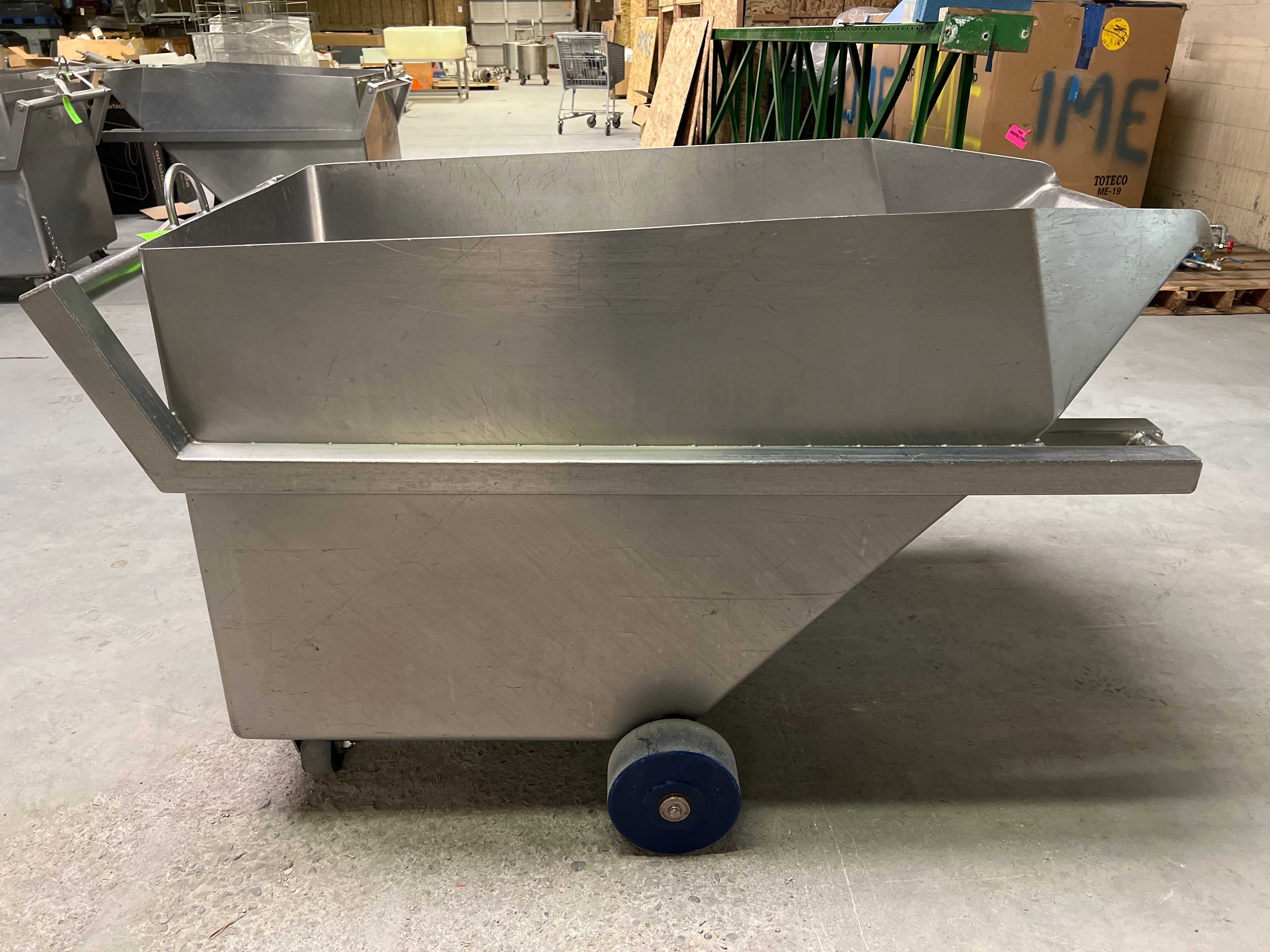 Stainless Steel Dump Cart Hopper