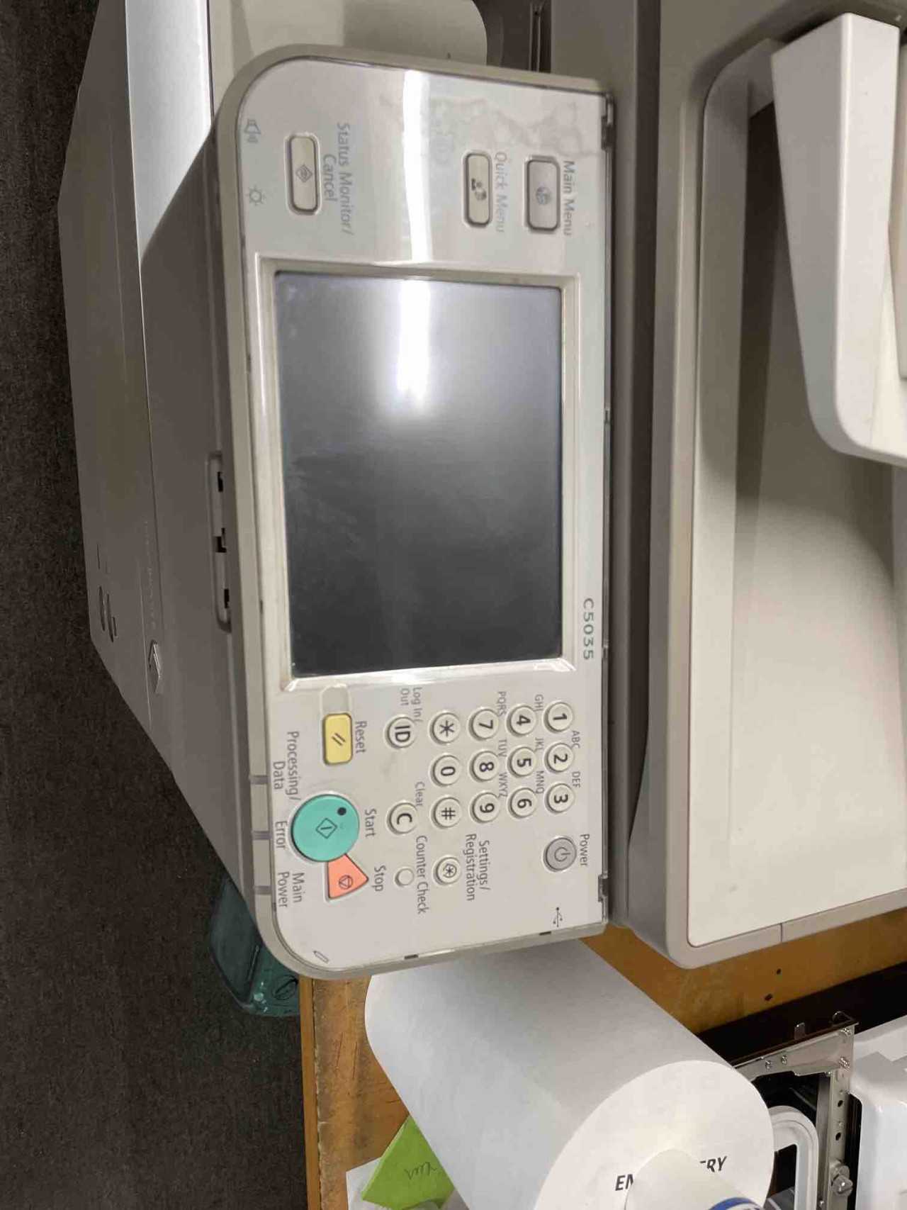 Canon C5035 Photocopier - MATERIAL HANDLING