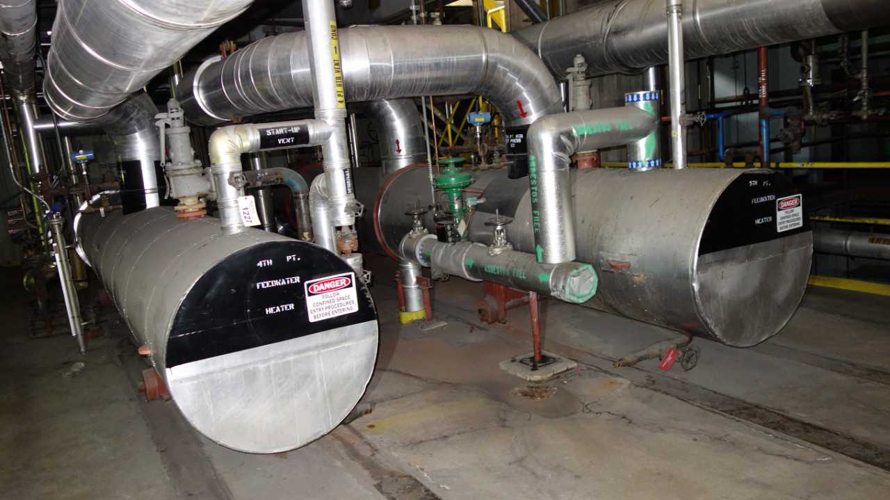 LOT OF 2 YUBA FEEDWATER HEAT EXCHANGERS