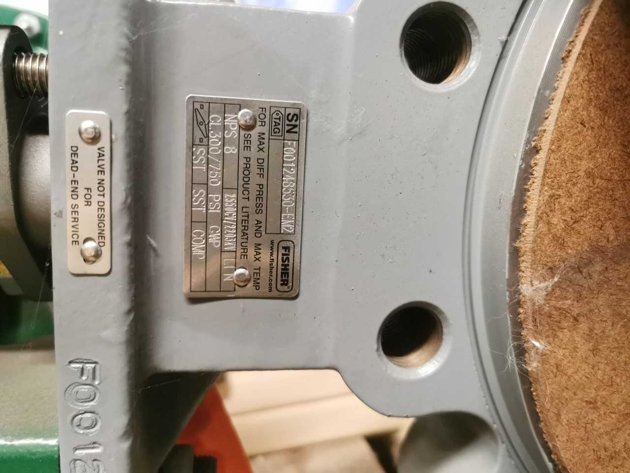Fisher butterfly valve - INDUSTRIAL PARTS