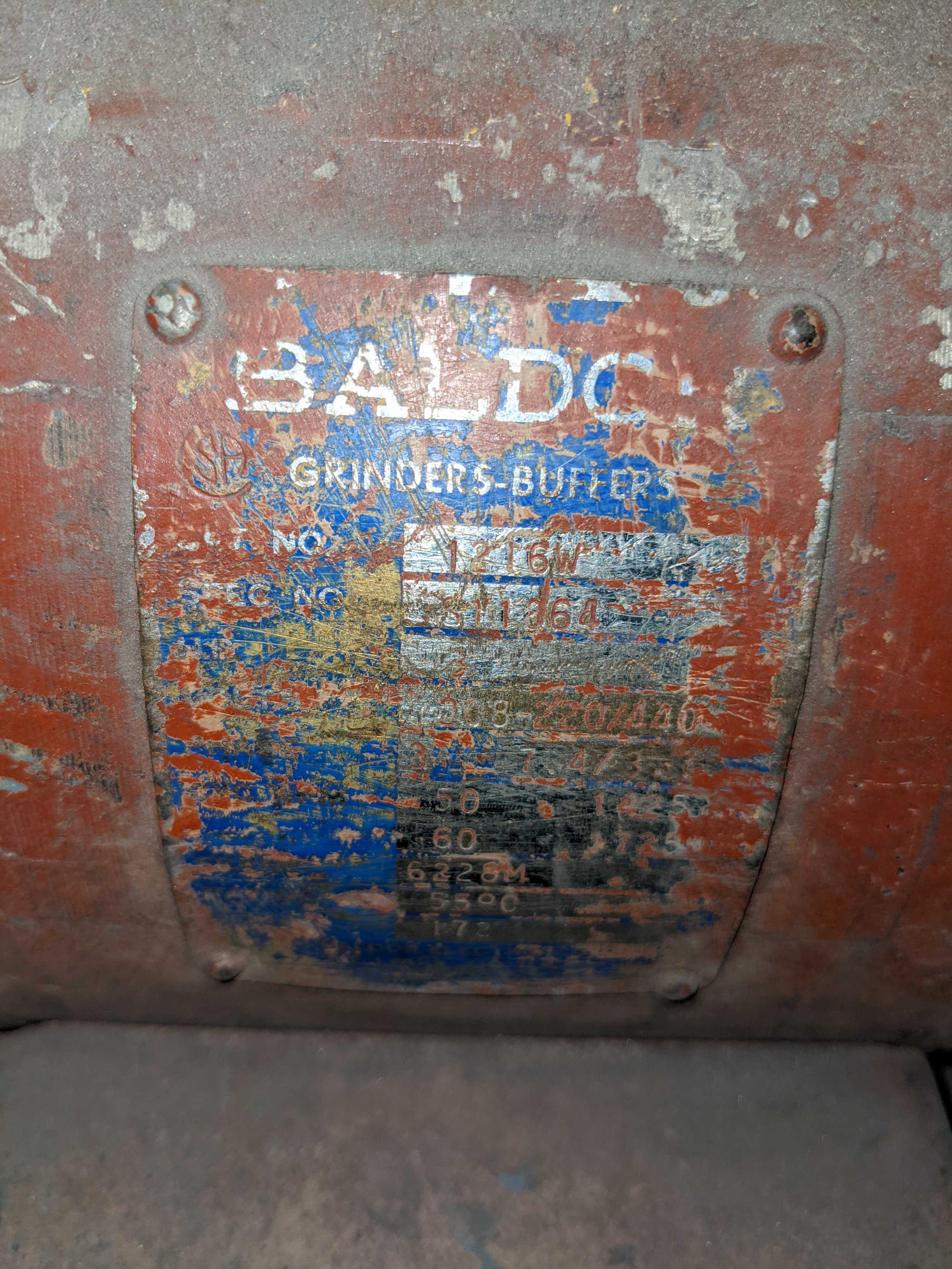 GRINDER - BENCH GRINDERS