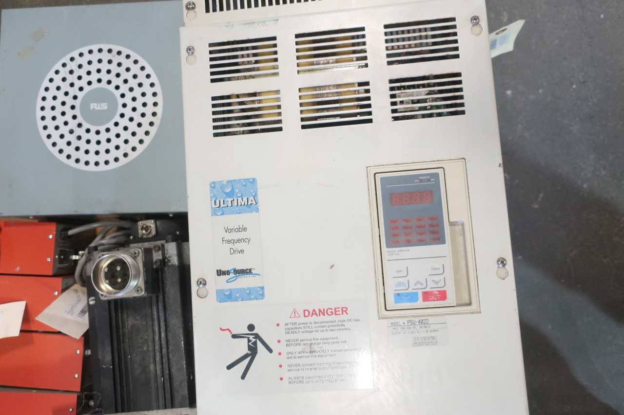 1 PALLET OF ASSORTED ELECTRICAL SERVO MOTOR, AC MOTOR DRIVE, ELECTRONIC HORN, SERVO CONTROLLERS, POWER SUPPLY MODULE, SWITCH CONTROLLERS, POWER SUPPLY- RIS, MITSUBISHI, UNO SOURCE, TOBISHA, UNITED ELECTRIC, DAIFUKU, SHOWA, PHEONIX CONTACT - ELECTRICAL COMPONENTS