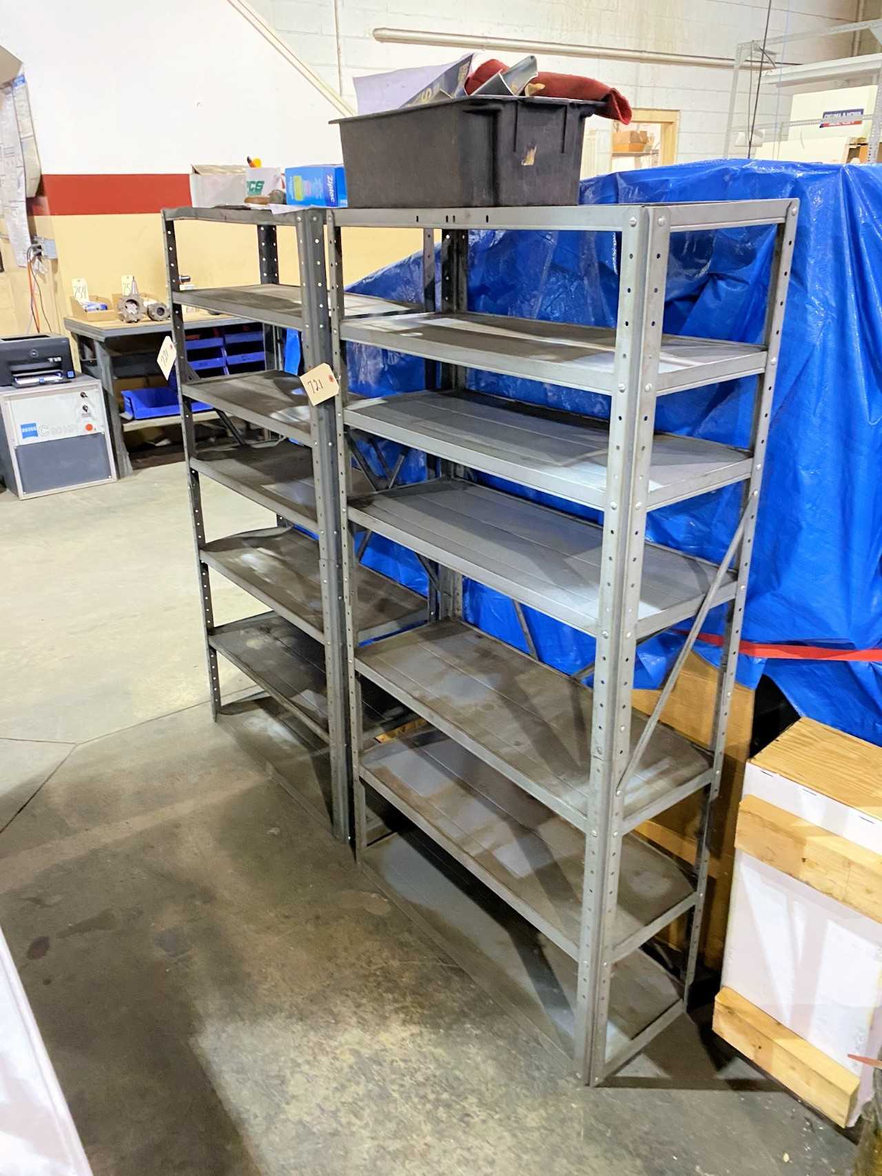 Lot) (4) Shelving Units - SHELVING