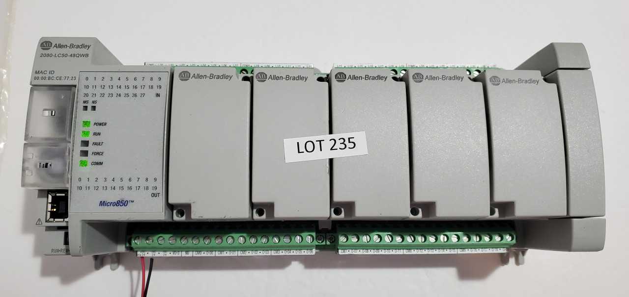 Allen Bradley Micro 850 2080-LC50-48QWB PLC - AUTOMATION & CONTROLS Allen Bradley Micro 850 2080-LC50-48QWB PLC - AUTOMATION & CONTROLS