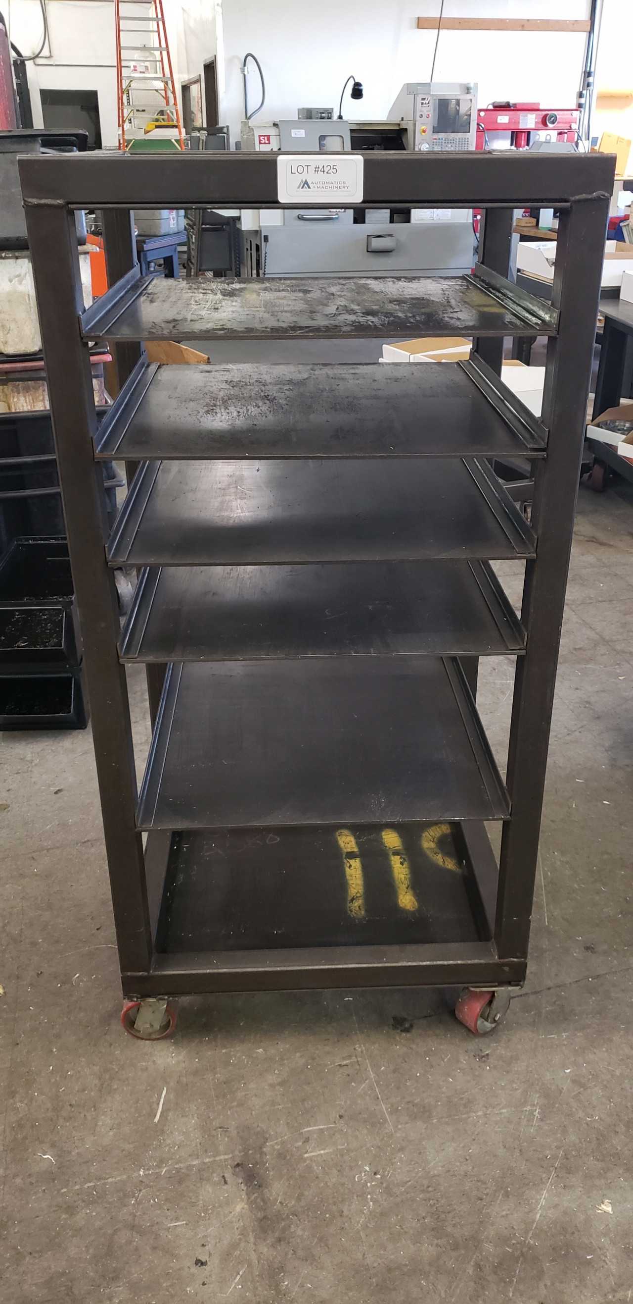 Heavy steel Tall rolling Cart 7 Shelf 24" x 24" x 60" - ROLLING CARTS Heavy steel Tall rolling Cart 7 Shelf 24" x 24" x 60" - ROLLING CARTS