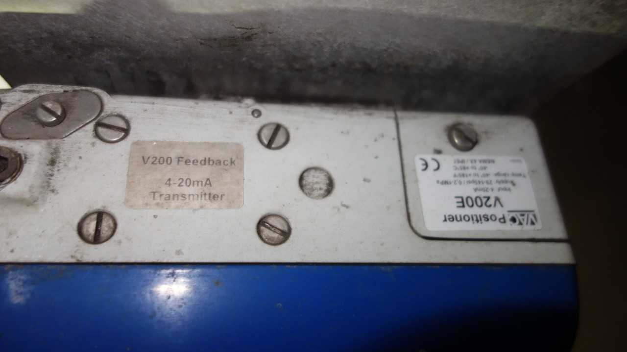 LOT OF 2 BAILEY METER CONTROL SYSTEM ACTUATOR - CONTROL VALVE