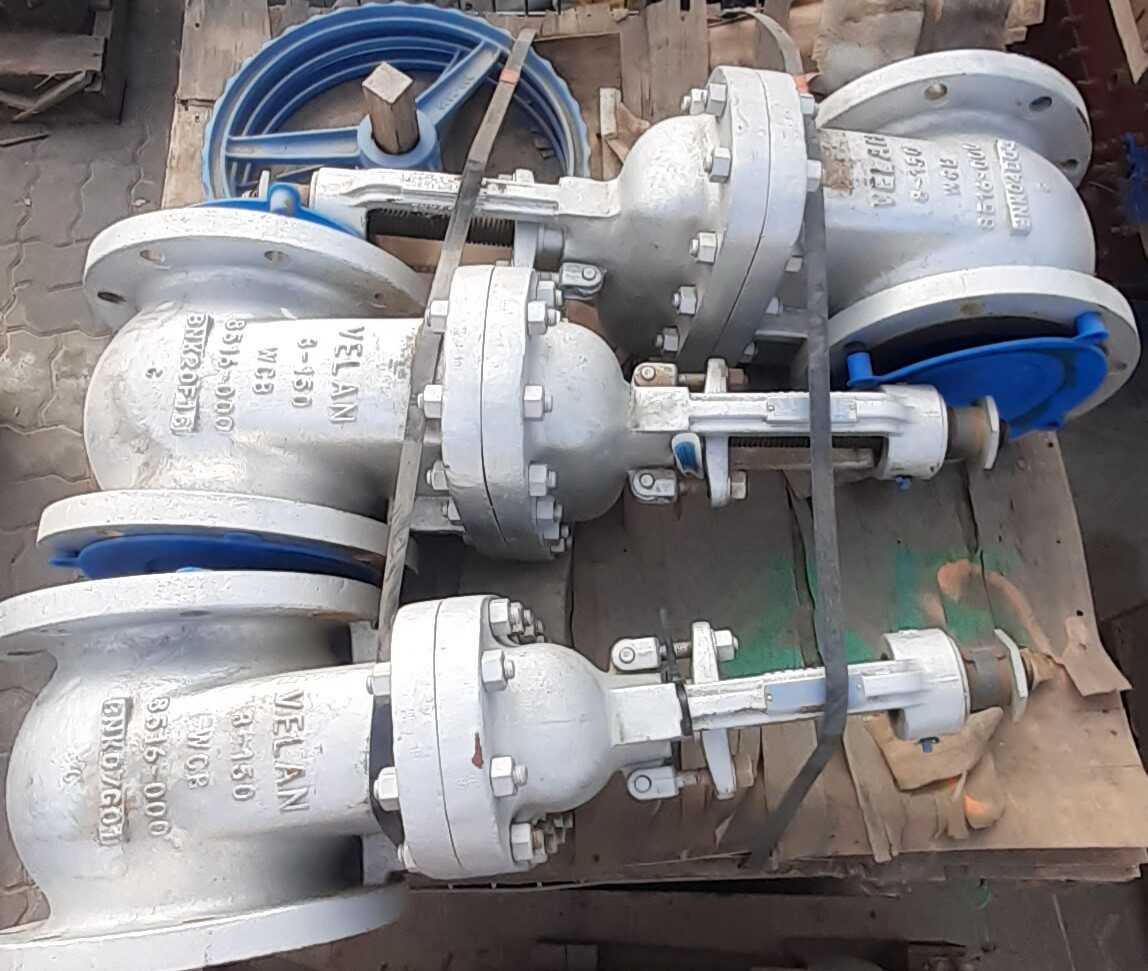 Lot of 3 Gate Valve - KNIFE GATE VALVE