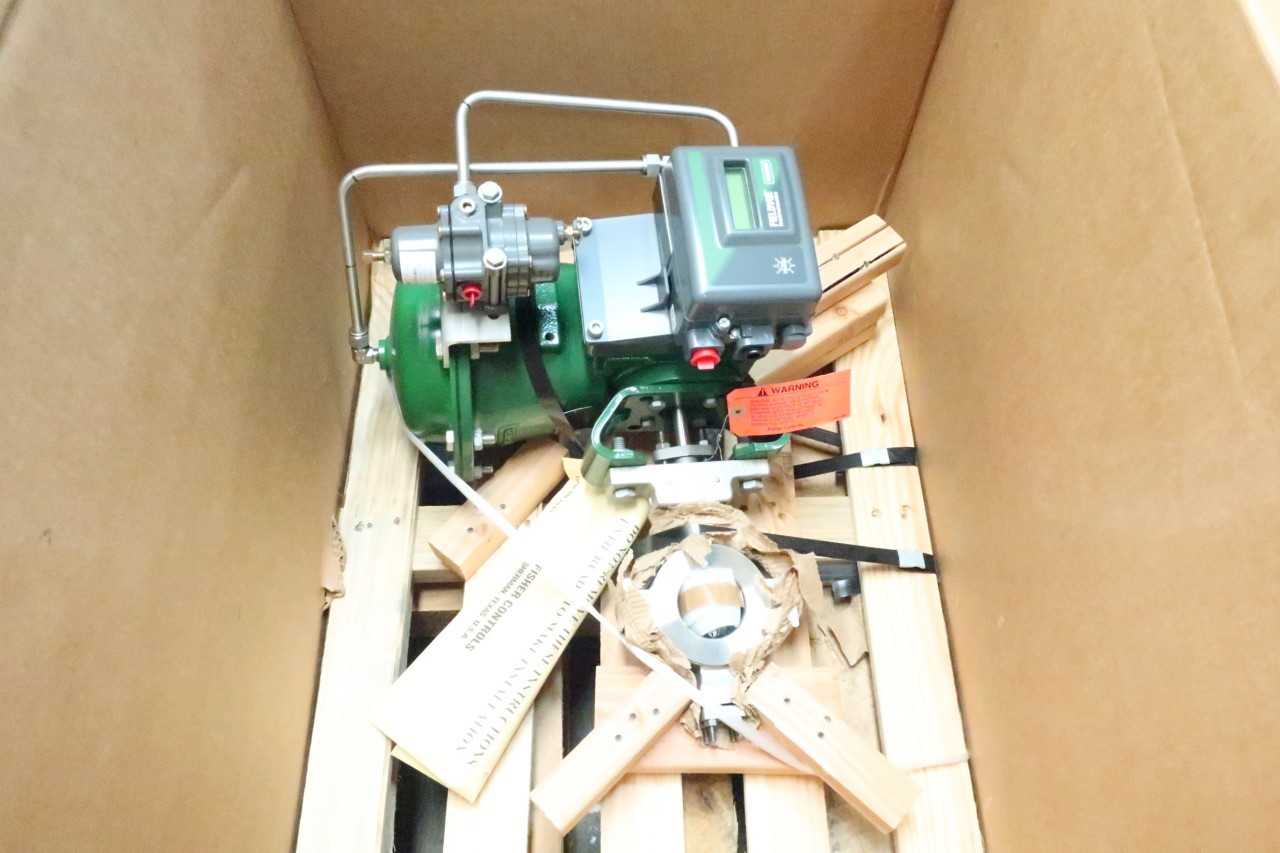 FISHER NPS 2 PNEUMATIC 2052 WAFER DVC2000 2IN CONTROL VALVE - CONTROL VALVE