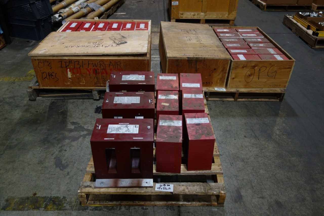 3 PALLETS OF CURRENT TRANSFORMERS - CONTROL TRANSFORMERS 3 PALLETS OF CURRENT TRANSFORMERS - CONTROL TRANSFORMERS