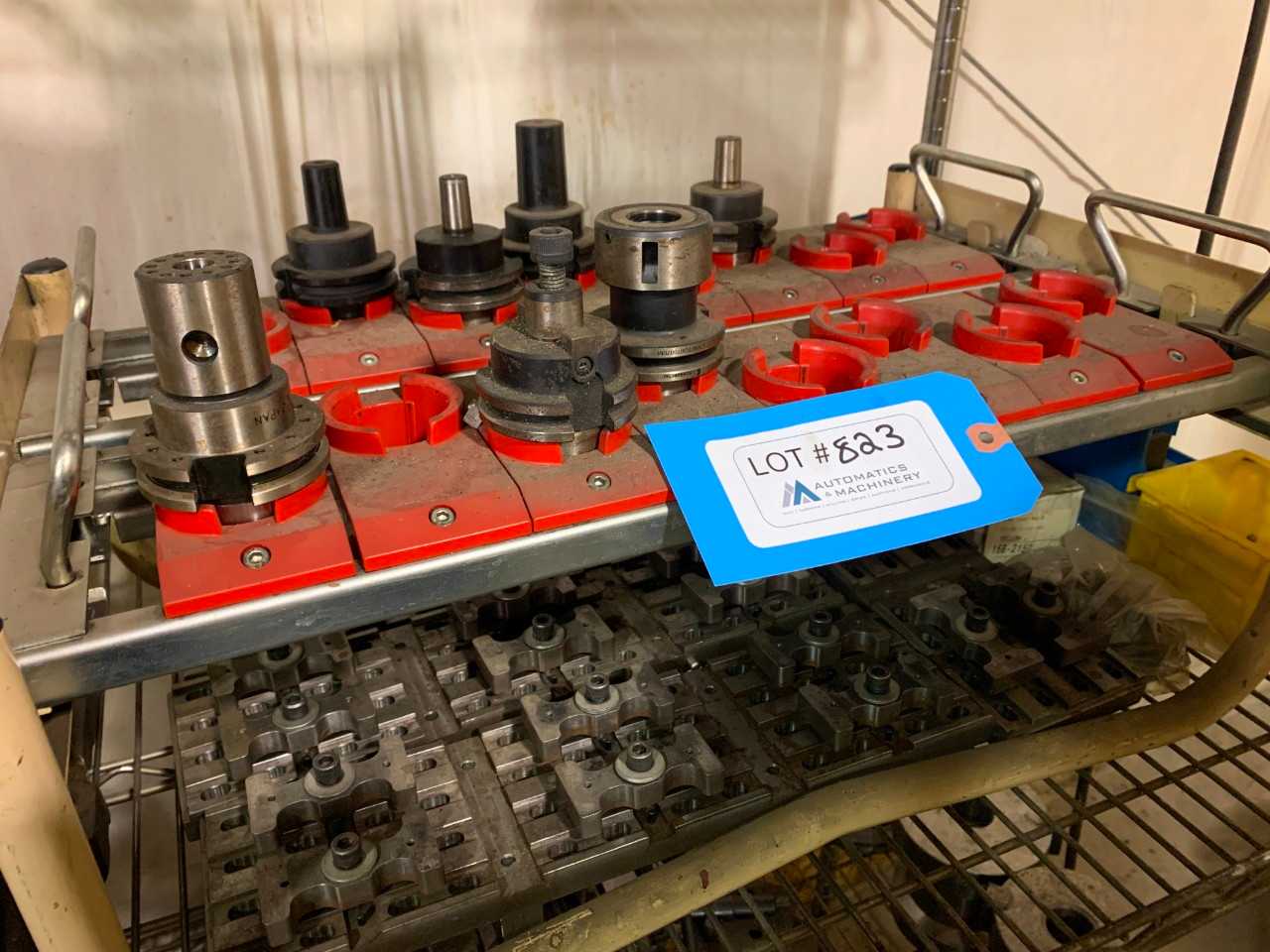 Cat 40 Holders qty 7 w/ trays - ELECTRIC POWER TOOLS