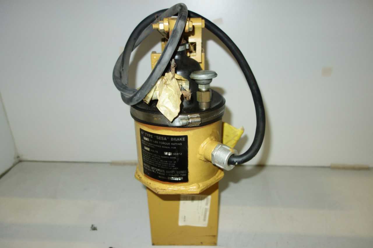 WHITING U 72661 SESA TROLLEY CRANE BRAKE 6IN 55FT LBS 480V AC - LIFTING EQUIPMENT