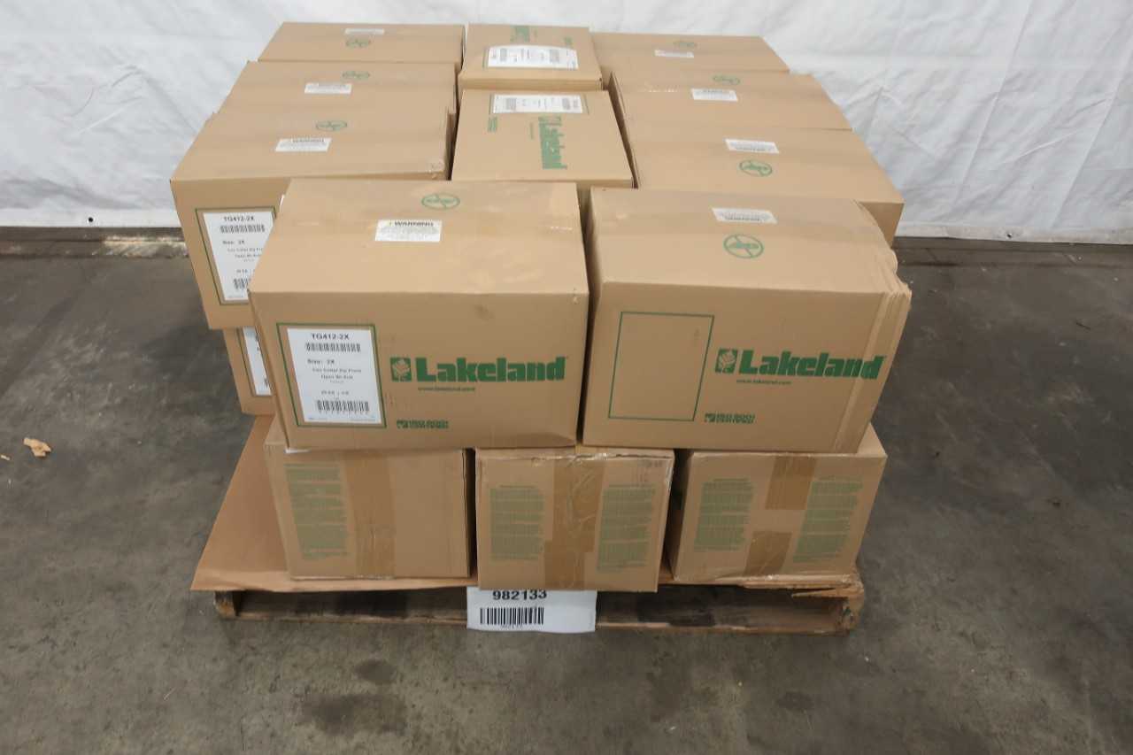 PALLET OF LAKELAND INDUSTRIES DISPOSABLE COLLAR ZIP COVERALL - LAB & SCIENTIFIC